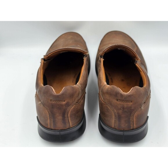 ECCO Irving Men\'s Brown Slip On Leather Loafers Driving Shoes Size EU 45 11.5-12 main image 4